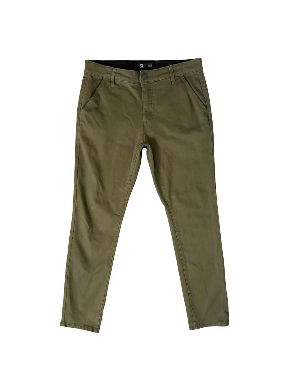 Fried Denim Olive Green Men’s Jeans Stretch Slim Fit Tech Pants size 34 x 32